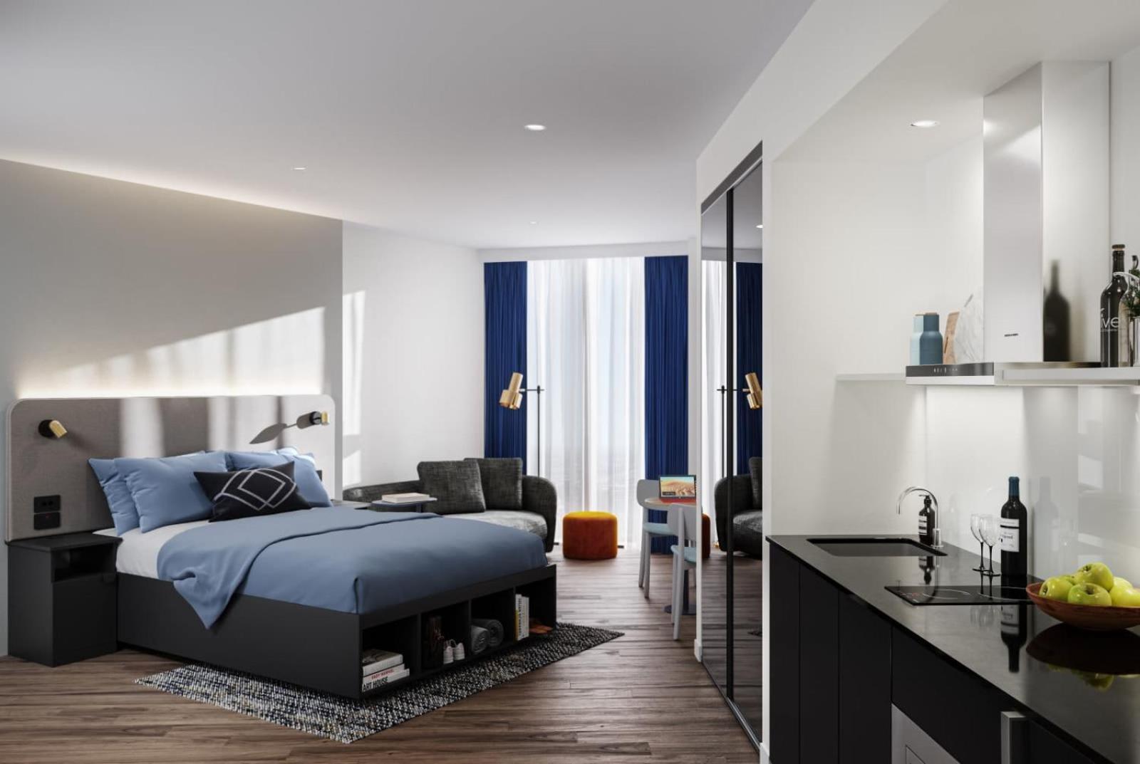 Studio Apartments At Aurora Near Melbourne Port Ngoại thất bức ảnh
